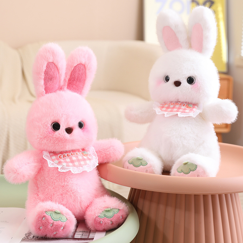 The sable hair rabbit Plushies for Girls Babies Stuffed Toy Cute Doll ...
