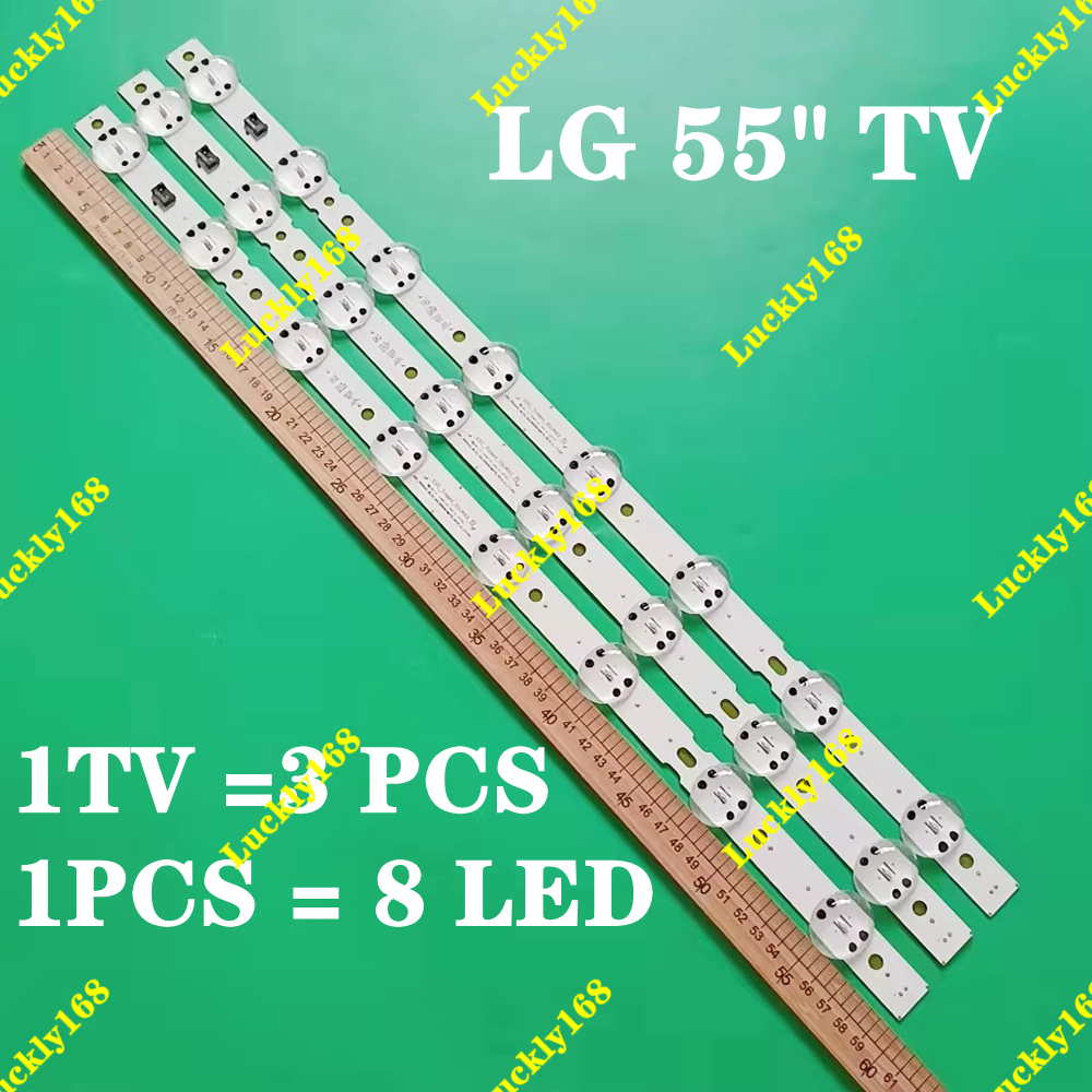 NEW 3PCS LG 55 inch LED TV Backlight 55UK6200PCA 55UK6320PTE ...