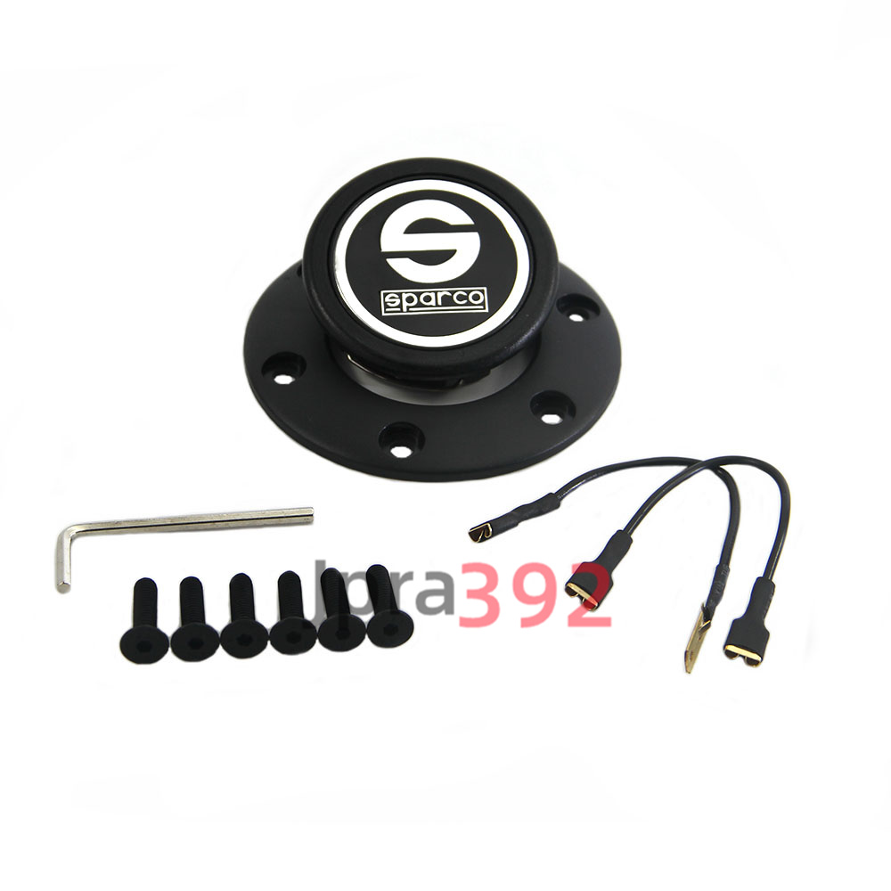 Spc Universal Horn Button Steering Wheel Center Push Switch + Screws ...