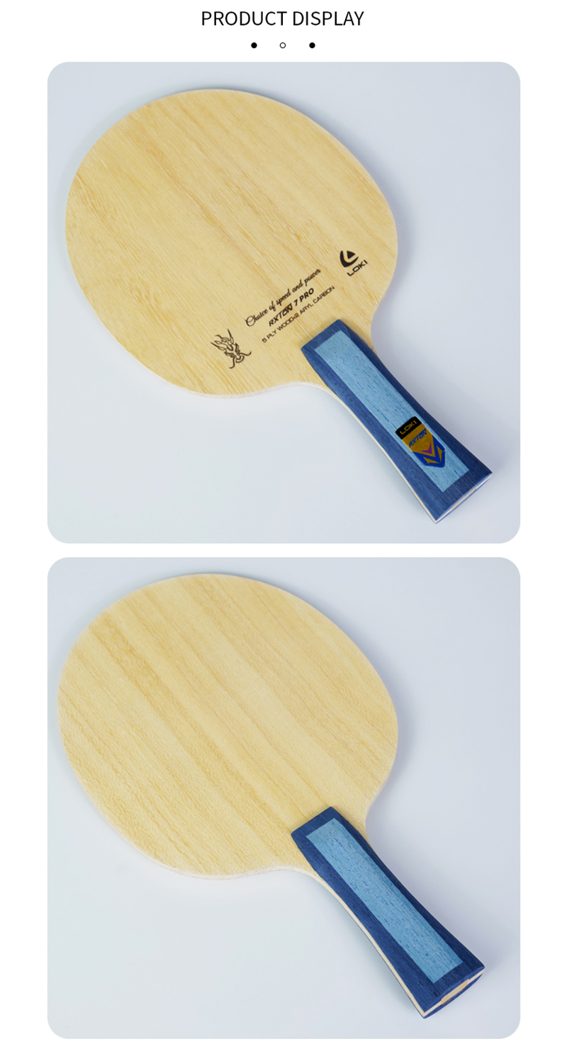 Original Loki Table Tennis Blade RXTON 3Pro/5Pro/9Pro (5Wood+2Carbon ...
