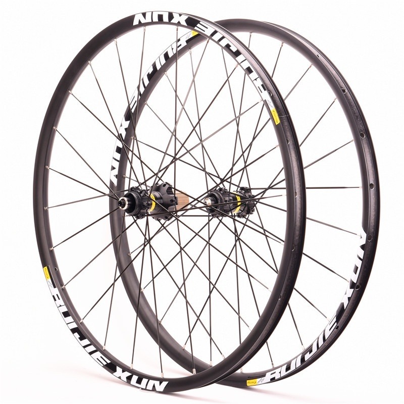 Madspeed7 700c Disc Brake Wheel Set - Fits 7/8/9/10 Speed Shimano Cassette, Hybrid/Gravel Bike