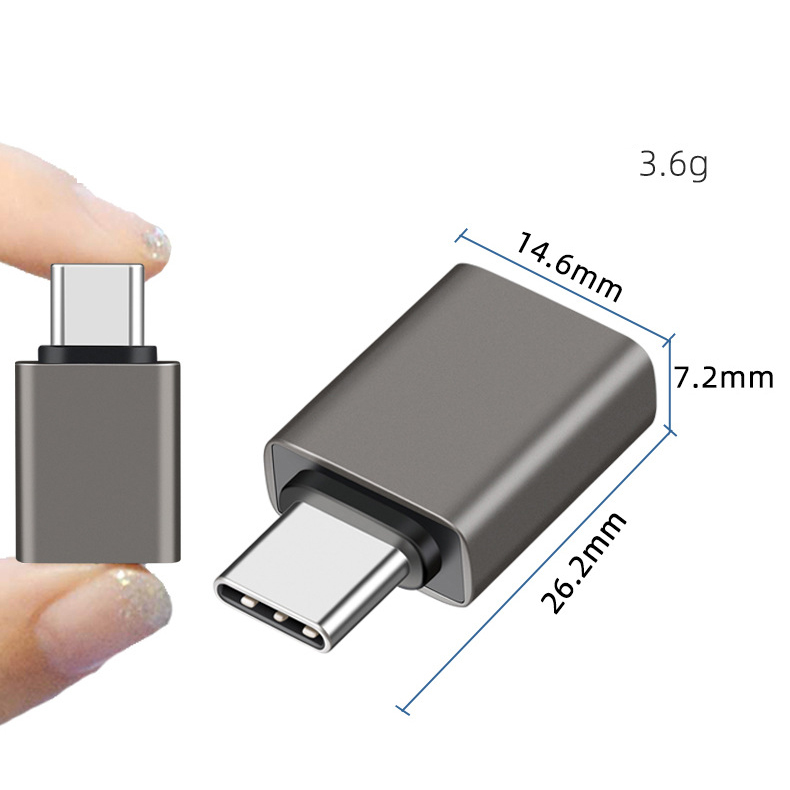 Ready Stock USB And Type-C Adapter 3.2A Revolution C Female Converter ...