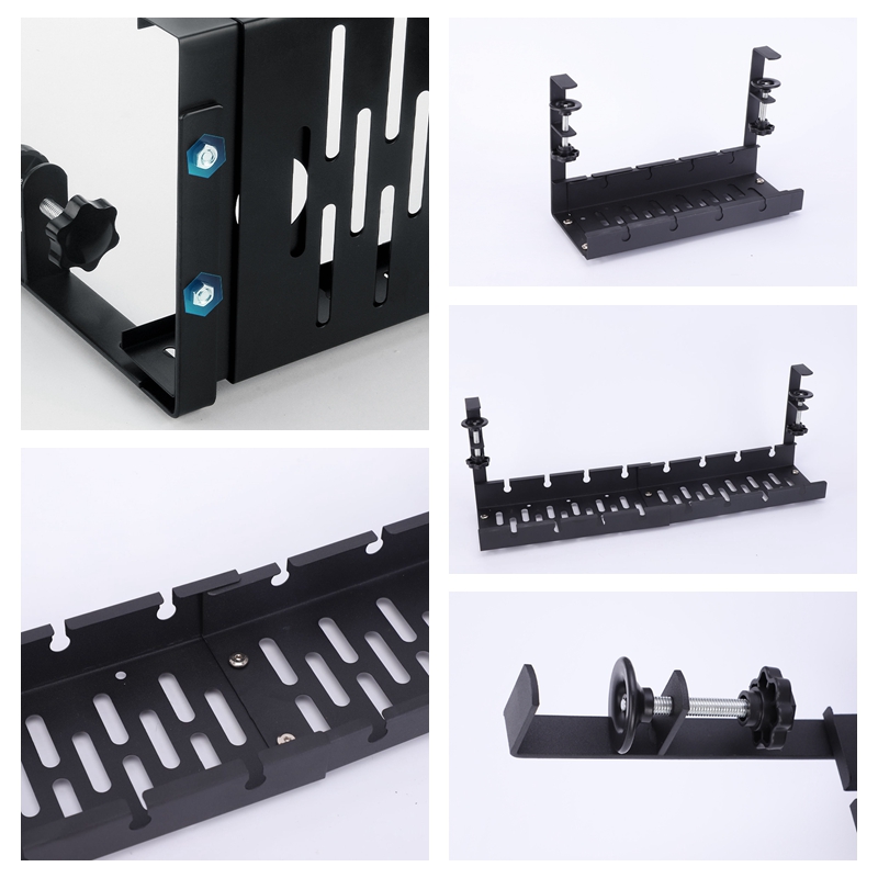 Extendable Under Desk Cable Management Wire Organizer Tray Storage Tray ...
