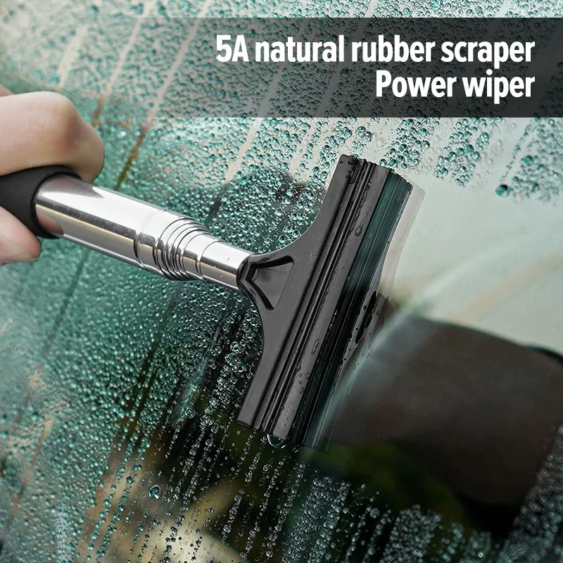 1PC Retractable Car Rearview Mirror Wiper Portable Long Rod Cleaning ...