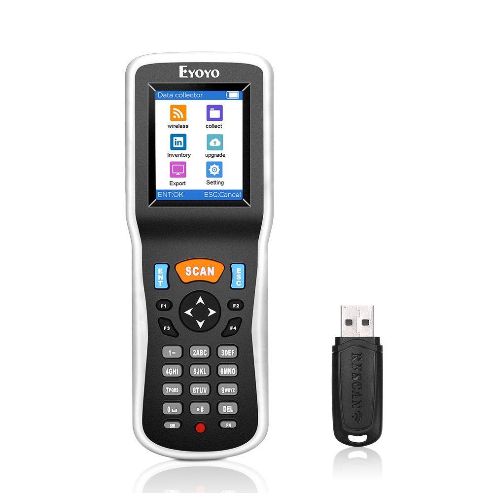 Eyoyo 2D Wireless Barcode Scanner Portable Data Collector Counter ...