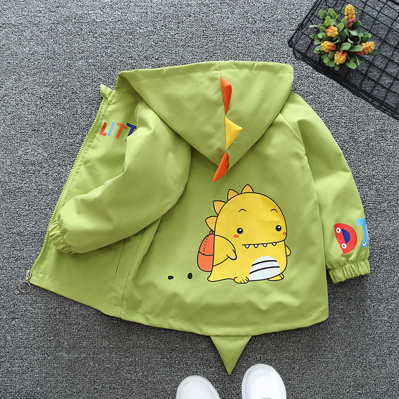 Children Clothing Coat Toddler Spring Autumn Cartoon Dinosaur