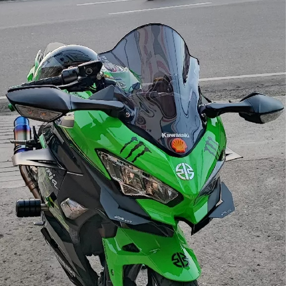 For yamaha R3 R25 Motorcycle universal Fairing Winglets Fin Trim Cover ...