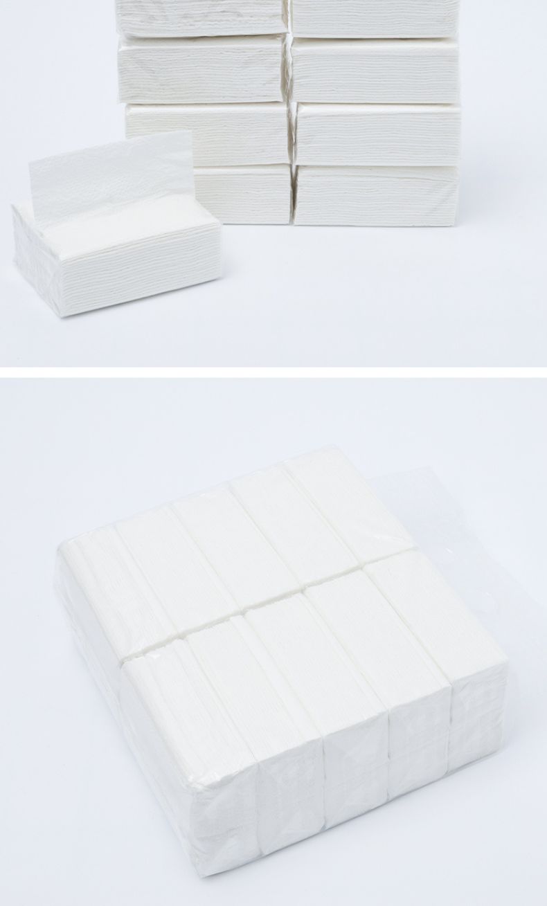 10 pack Household Napkins Puree Toilet Paper Thickening 4-Ply Facial ...