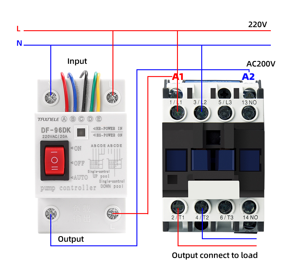 DF-96ED Automatic Water Level Controller Switch 10A 220V Water tank ...