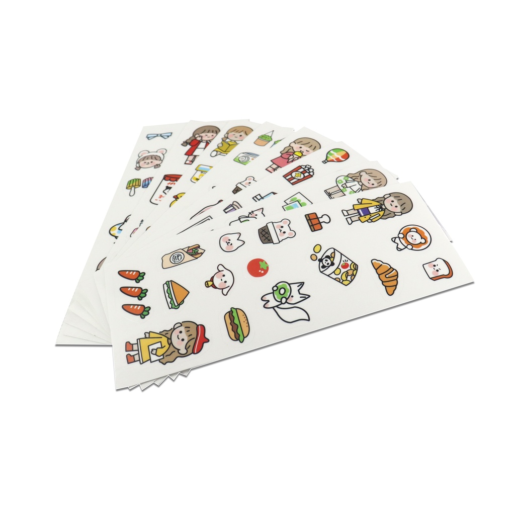 Orashare A01 Decorative Assorted Cartoon Stickers for Power Bank Laptop ...