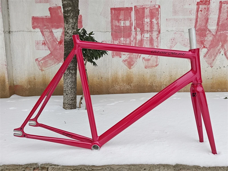 LEVEL UP&TSUNAMI GB004 Fixed Gear Frameset 700c Aluminum Frame and Fork ...