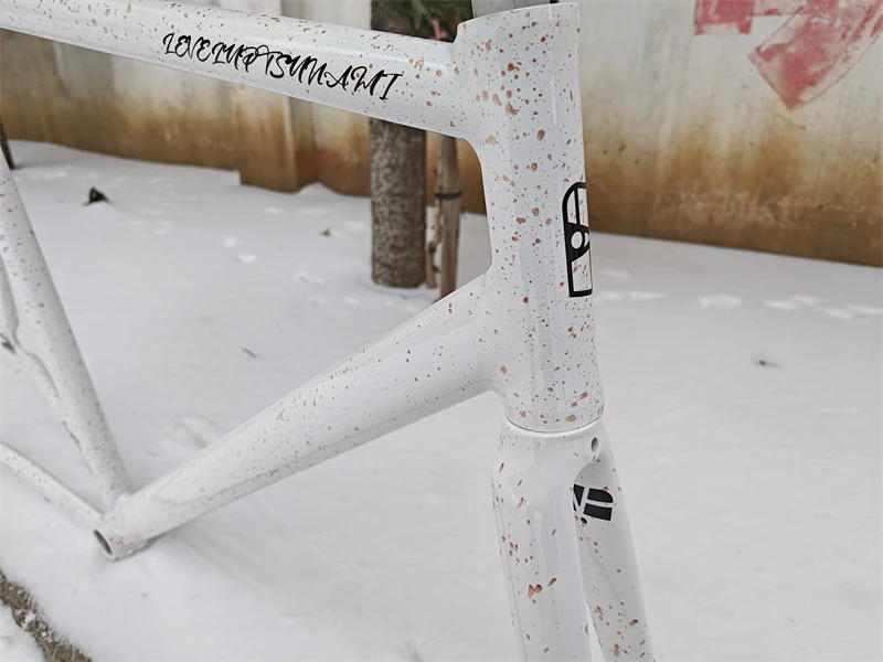 LEVEL UP&TSUNAMI GB004 Fixed Gear Frameset 700c Aluminum Frame and Fork ...