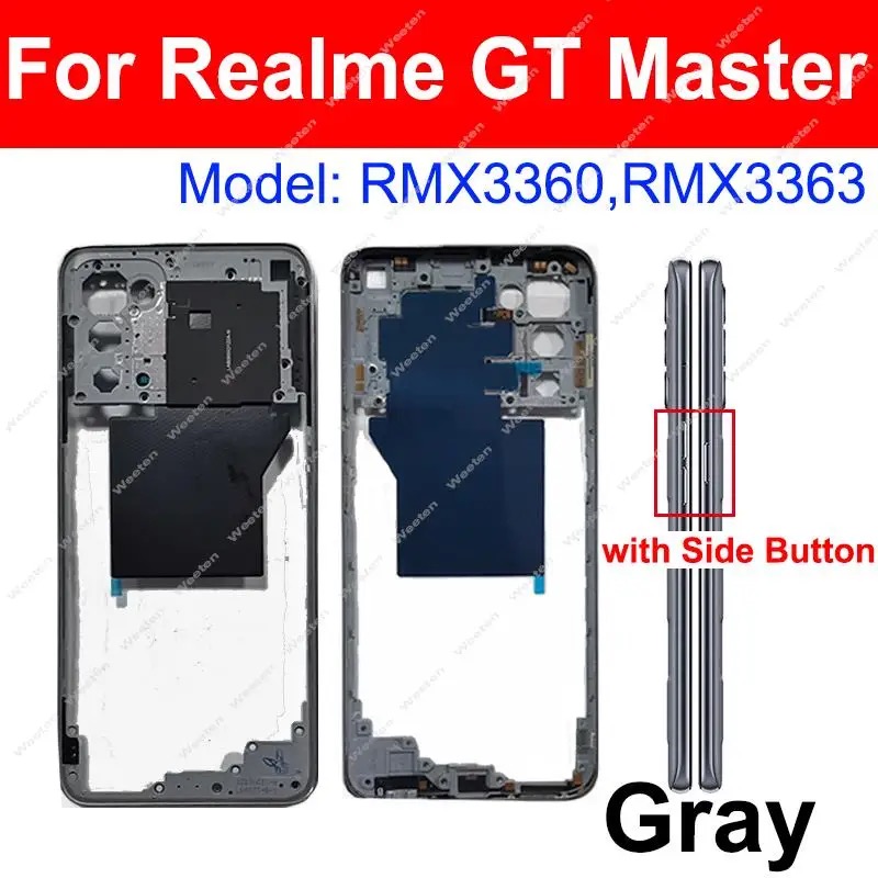 Middle Frame Housing For Realme GT Master RMX3360,RMX3363 Middle Frame ...