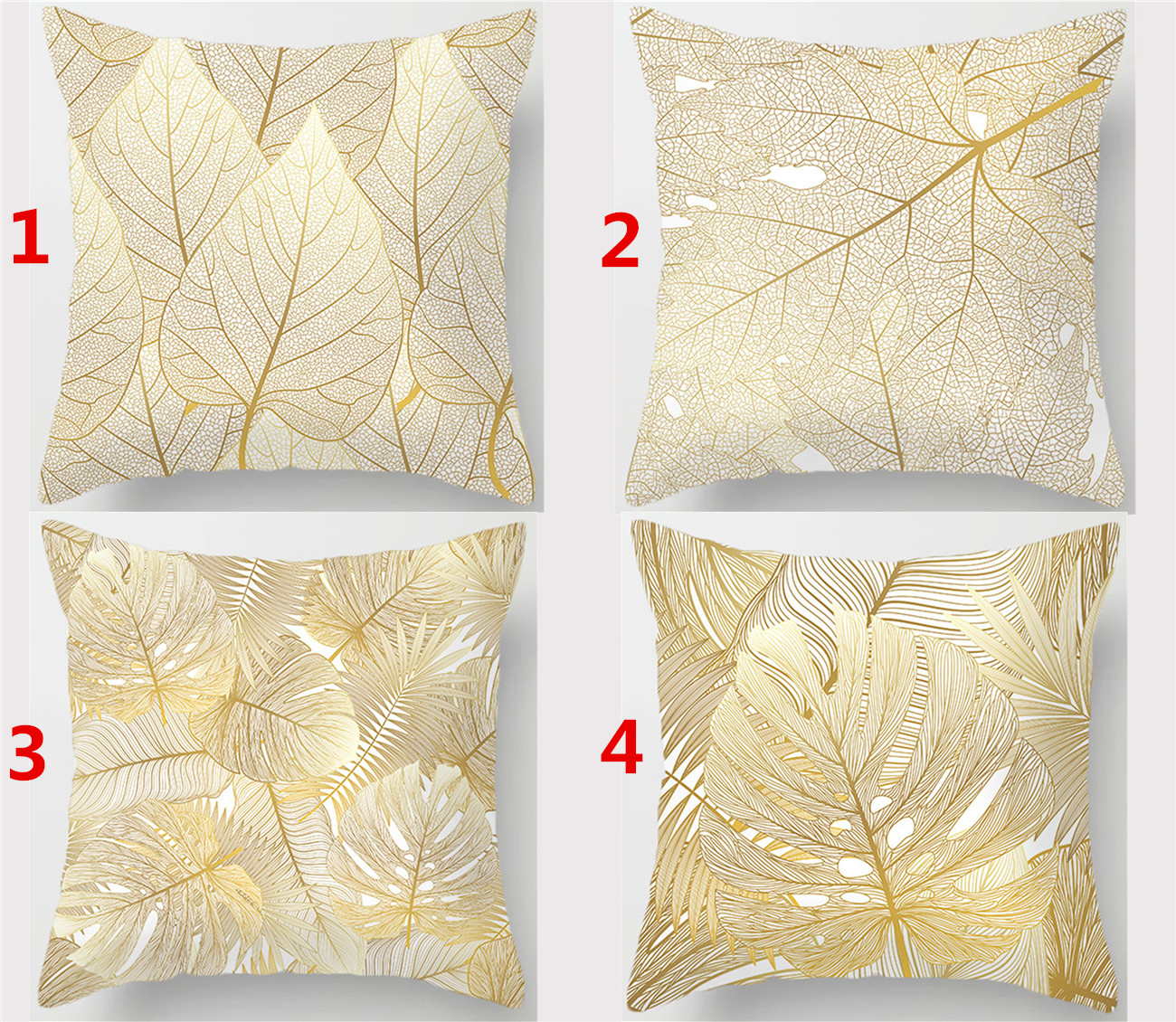 Large pillow case leaves home sofa  Room waist cushions decor pillow
