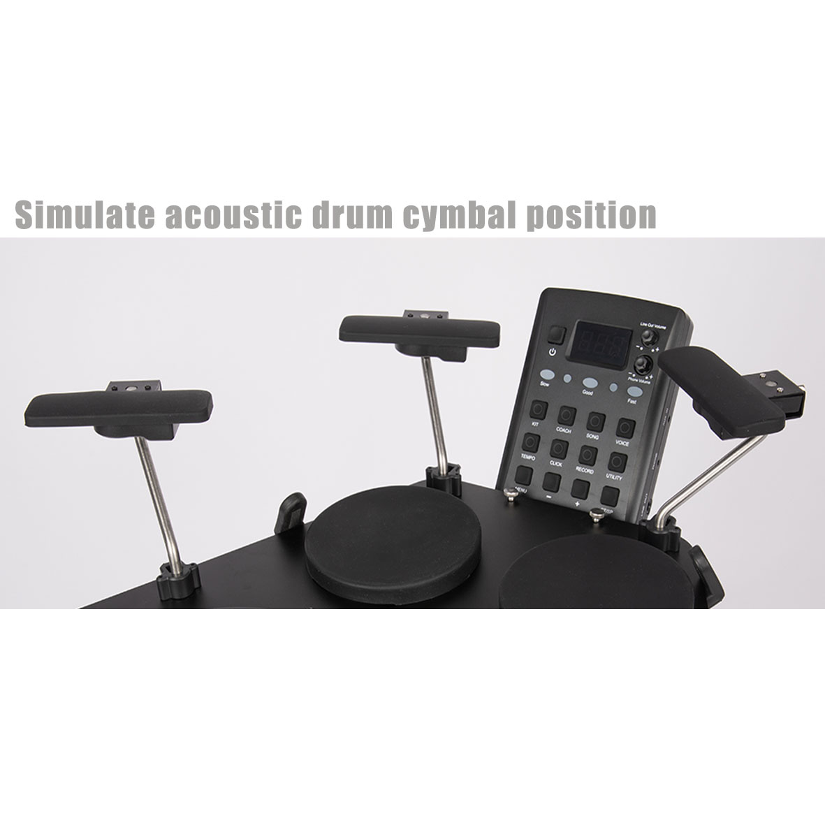 Table Top Drum Kit with Built in Speakers electronic drum Korean