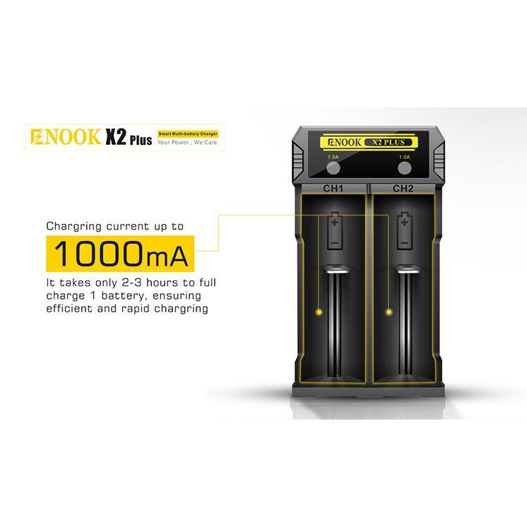 Enook Battery 26650 5000mAh 60A Black Rechargeable Battery 3.7v Lithium ...