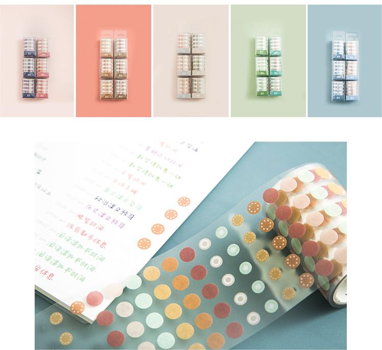 Ashley INS Style Simple Circle Stickers Scrapbook Decoration Material ...