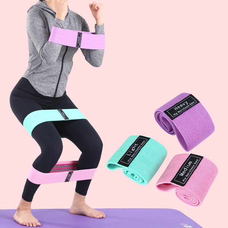5-Piece Elastic Resistance Band Set – Yoga, Gym, Fitness Training, Lightweight Loop Bands