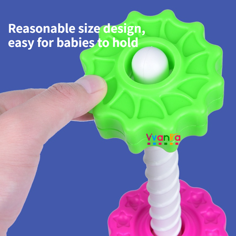 Baby Spin Stack Toy Learning Educational Toys Baby 1 2 3 Birthday Gifts ...
