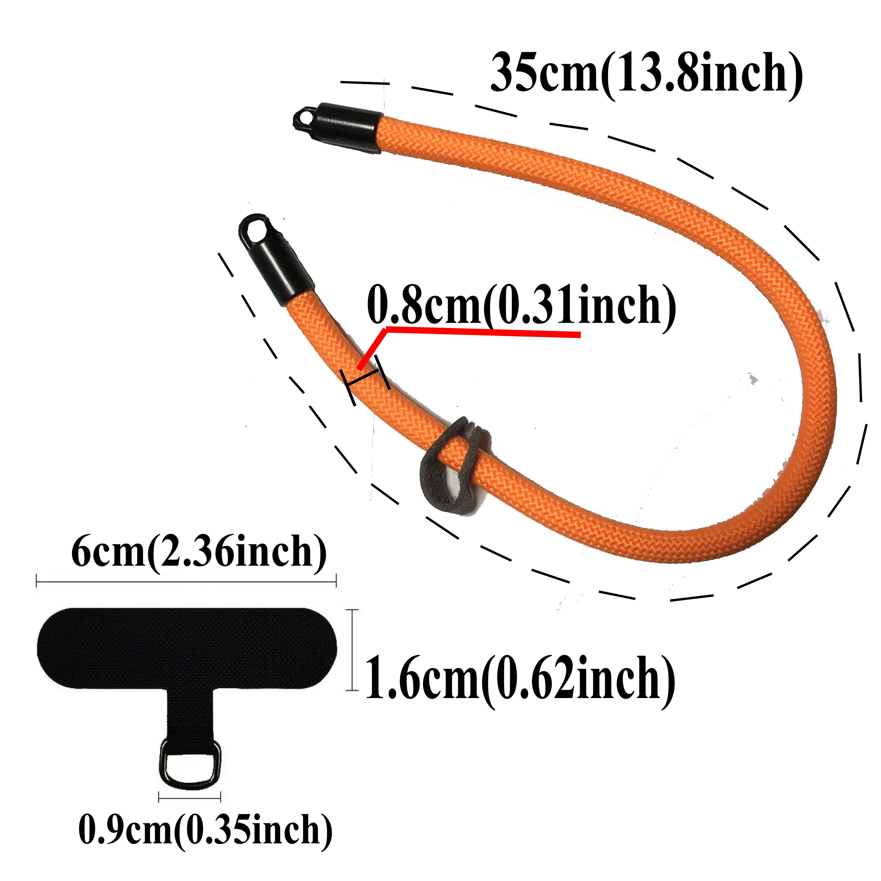 1pc 8mm 35cm 13.8inch Mobile Phone Wrist Rope Multifunctional Short ...