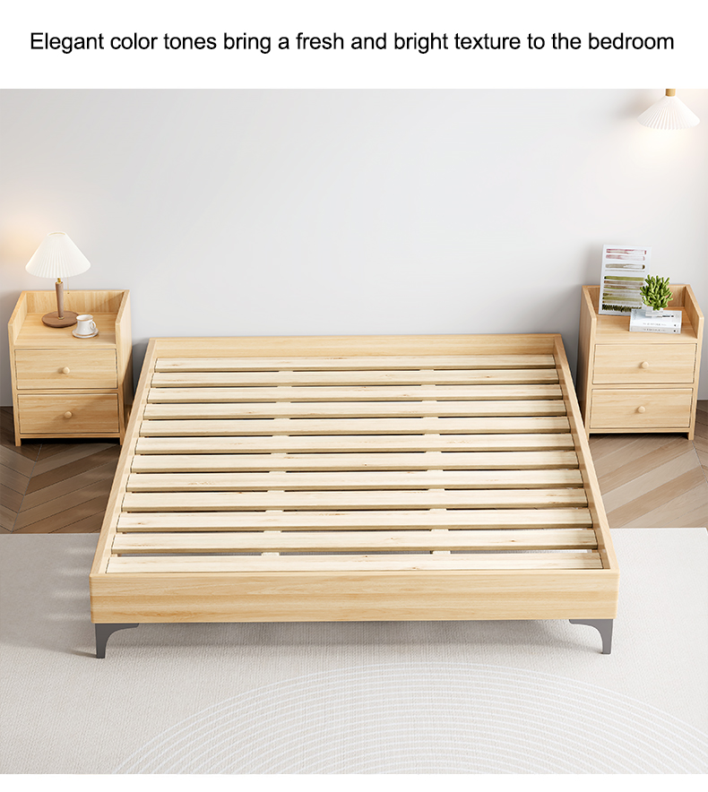 Dreame Beds 100% Solid Wood bed frame wood assemble 180CM bed frame ...