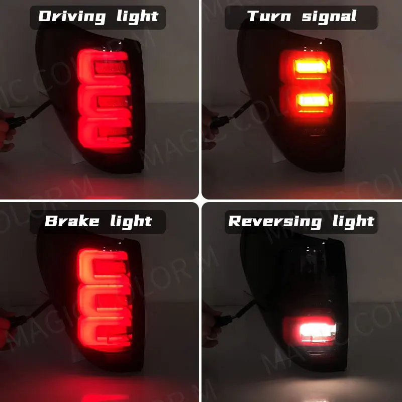 LED Rear Tail Light For Mitsubishi L200 Triton Colt 2005-2016 Auto ...