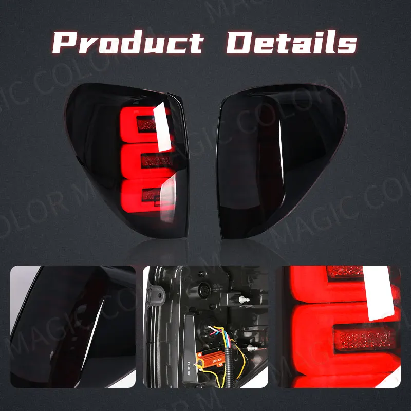 LED Rear Tail Light For Mitsubishi L200 Triton Colt 2005-2016 Auto ...
