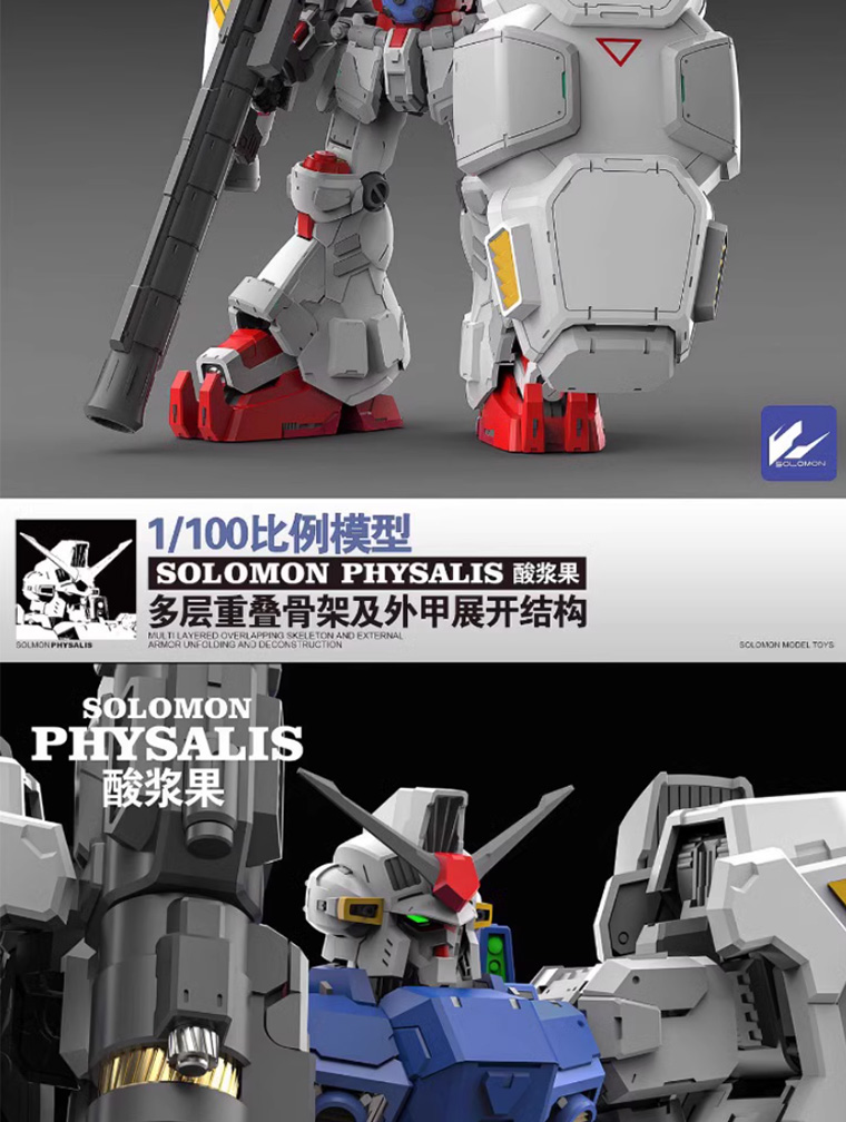 Solomon Physalis GP02 Solomon MG 1/100 GP02 Physalis Assembled Mecha ...