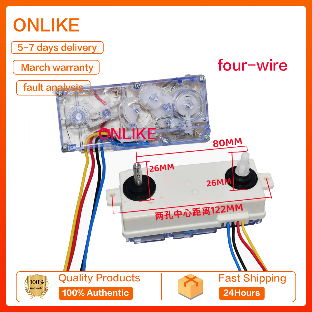 Semi automatic dual cylinder washing machine timer 3/4/5 line ...