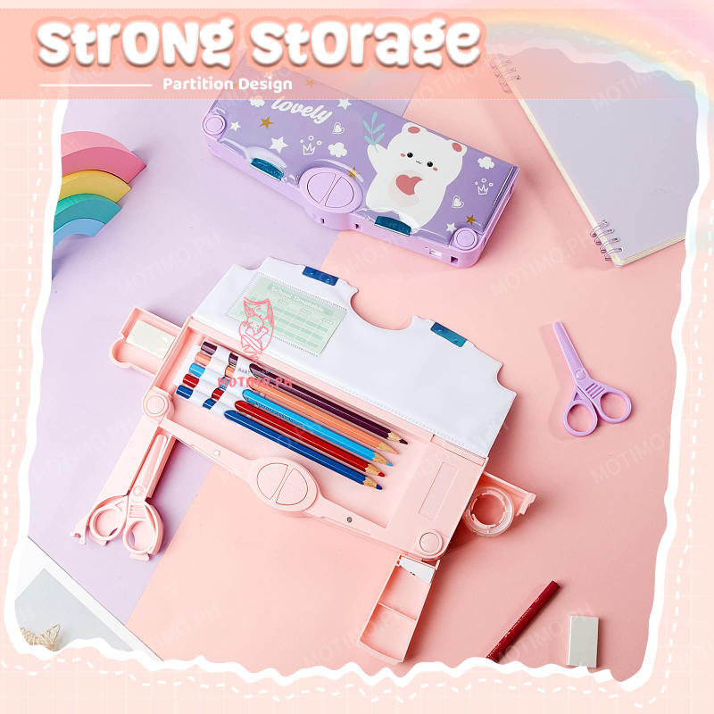 From PH Multifunction Pencil Boxes Function Gel Pen Holder Cartoon ...