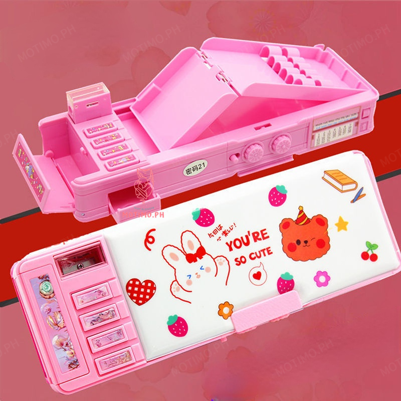 From PH Multifunction Pencil Boxes Function Gel Pen Holder Cartoon ...