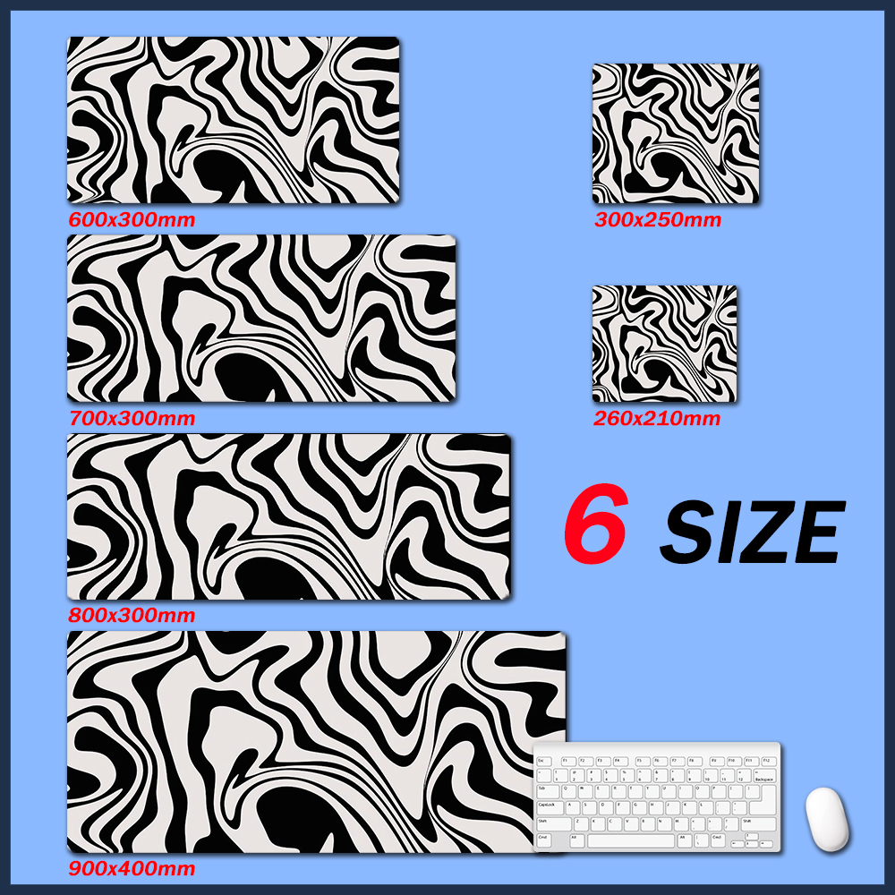 Topo Wave Mousepad | Extended Mousepad | Waterproof Non-Slip Design ...