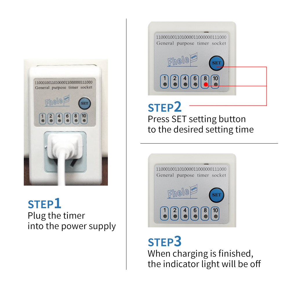 1-10 Hours Timer Power Socket Auto Shut Off Switch Electrical ...