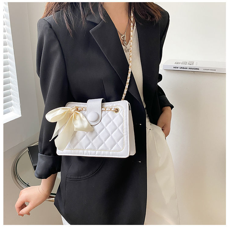 Simple Rhombus Chain Fashion High Sense Small Square Bag