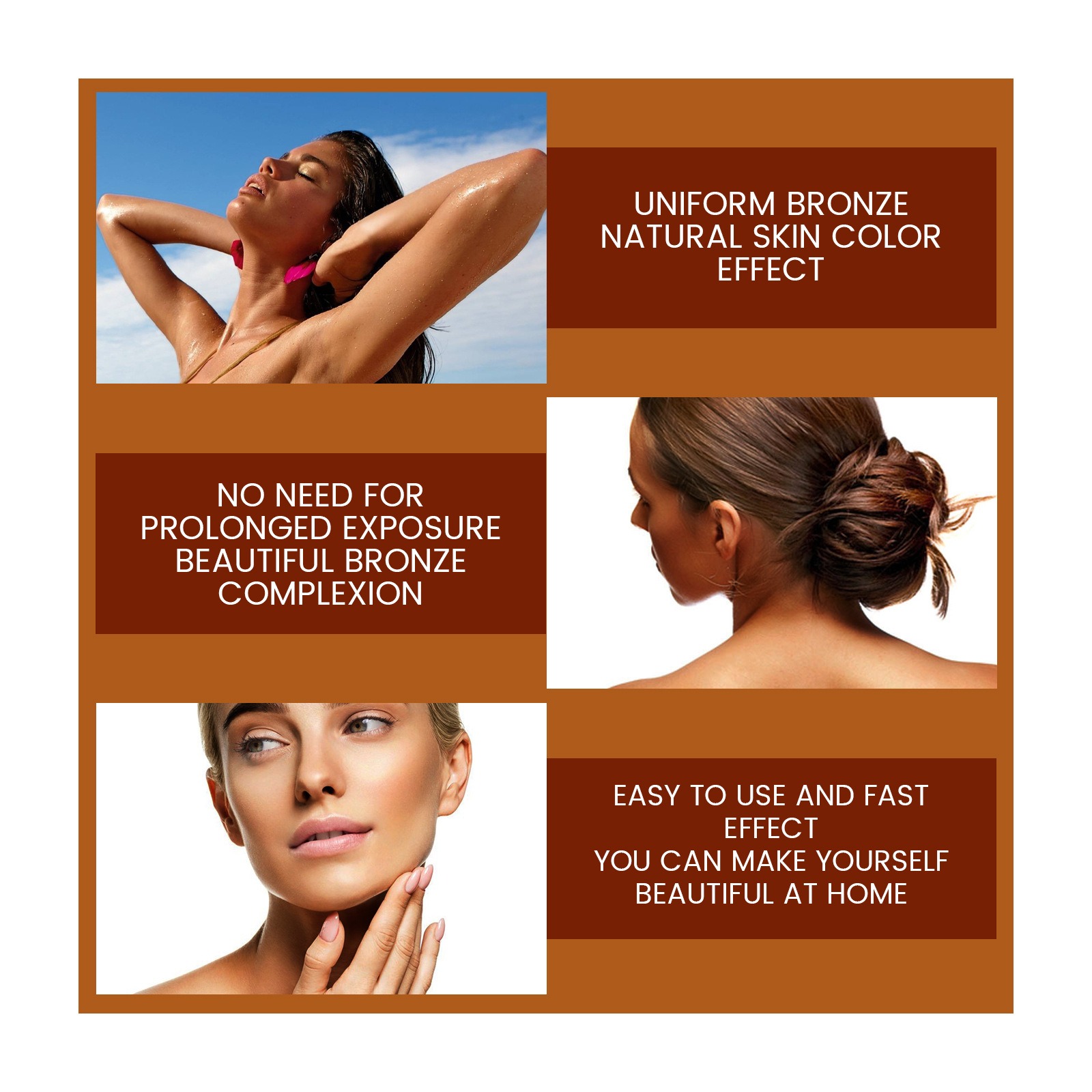 EELHOE Face Self-Tanning Oil Avoid The Sun Tanning Oil Indoor Sunless ...