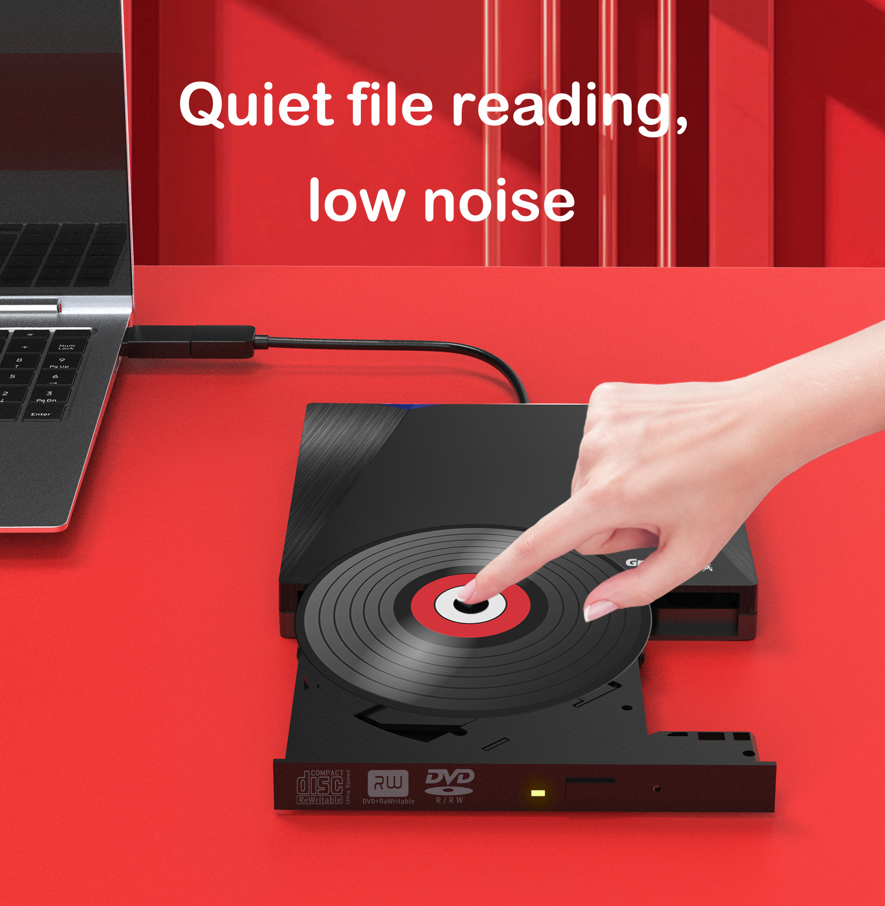 Greatwall USB 3.0 Type-C External DVD Drive CD Player CD DVD RW Optical ...