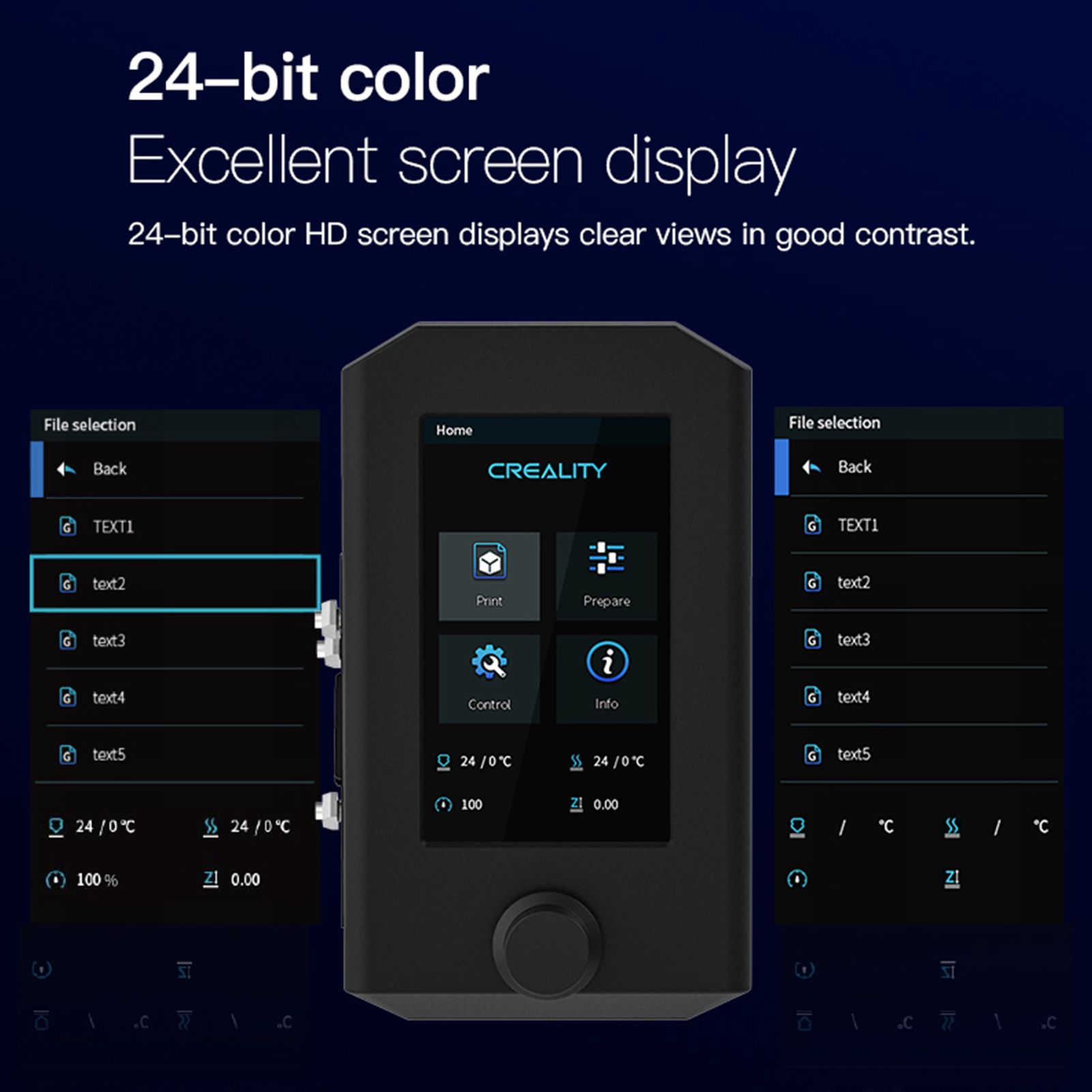 Creality Ender-3 V2 Screen Kit 4.3 Inch Color HD Display Screen User ...