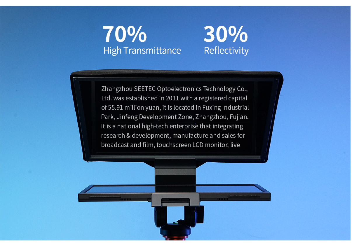 FEELWORLD TP16 16 Inch Folding Teleprompter for Up to 16