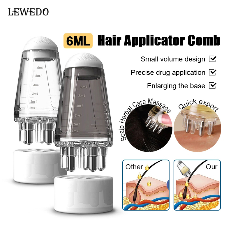 SEVICH Scalp Applicator Liquid Comb Hair Roots Massage Medicine Comb ...