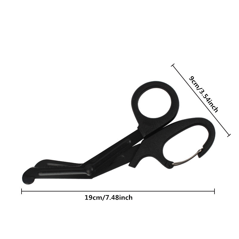 1pc 19cm/7.5inch Stainless Steel Nurse Medical Scissors with Carabiner ...