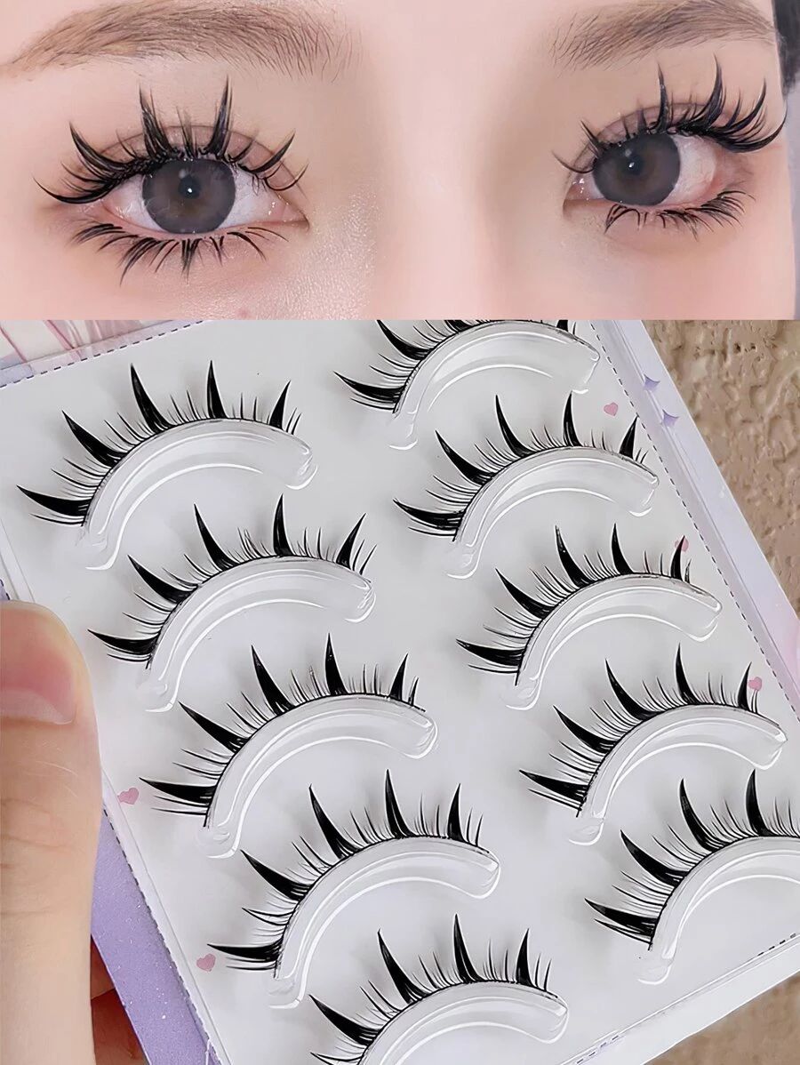 Comic Eyelashes Japanese Anime Role Play Little Devil Eyelashes Natural ...