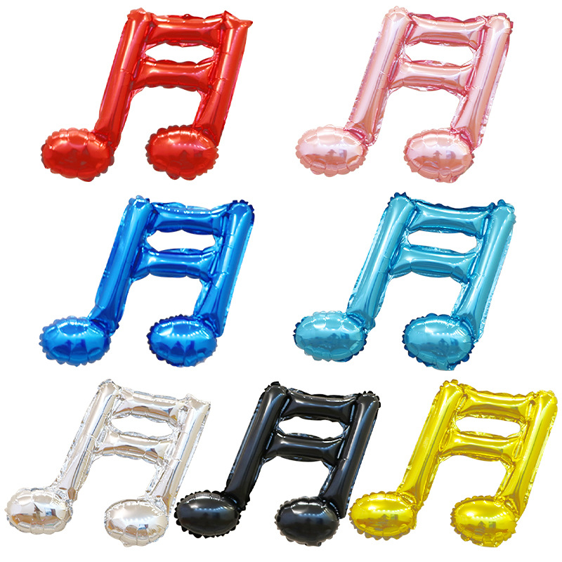 5pcs/set 16inch double note single note balloon for children's birthday ...