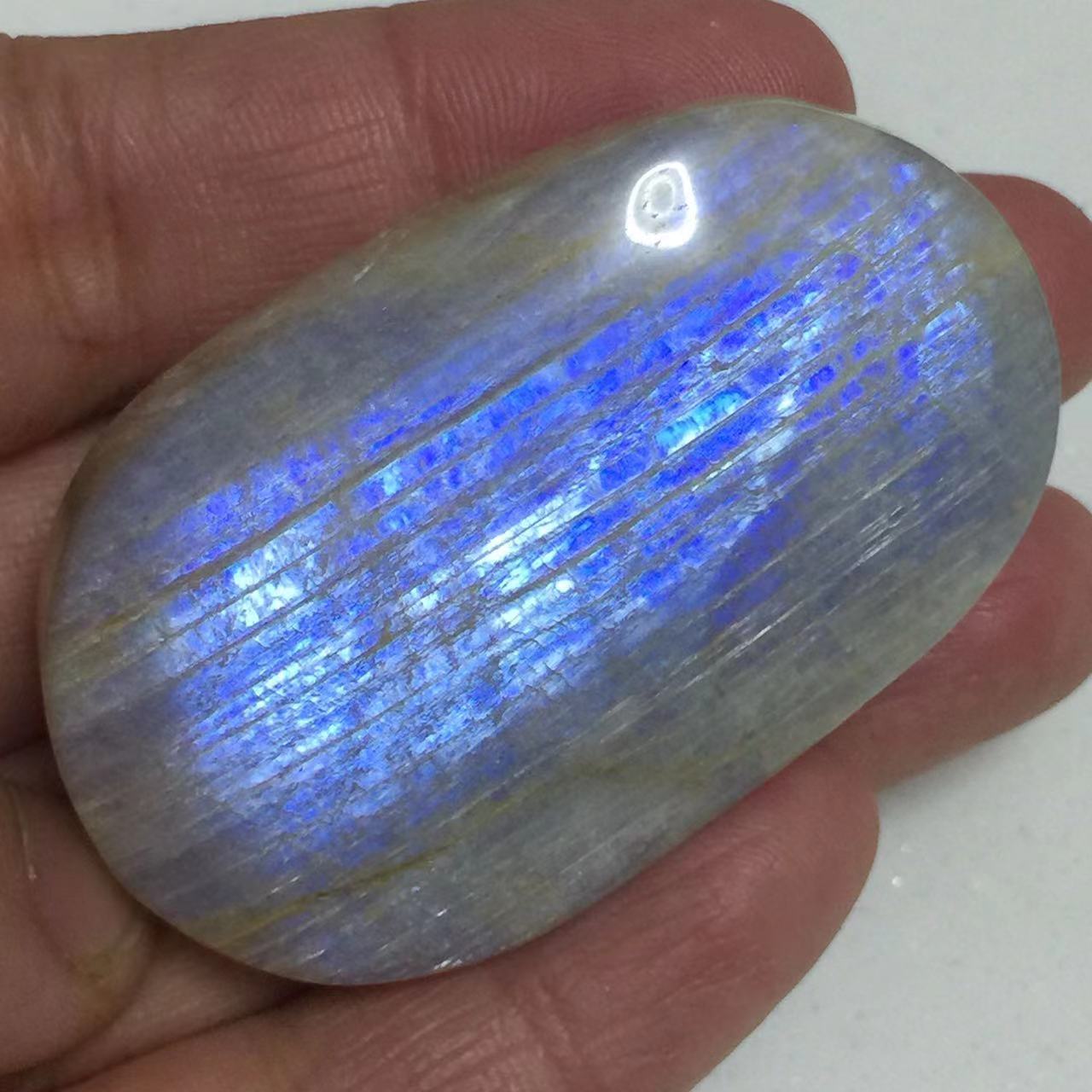A Premium Moonstone Blue Moonlight Moonstone Play | Shopee Philippines