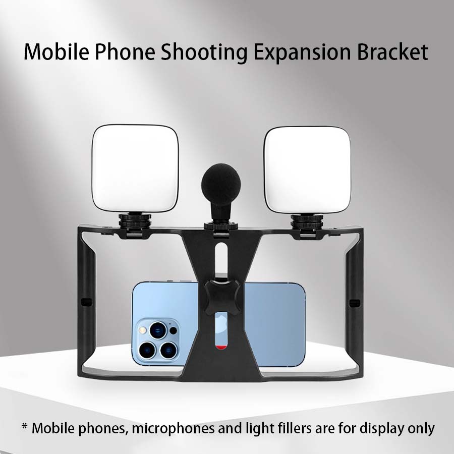 1 Handheld Stabilizer Rotating Gimbal Bracket Mobile Phone Microphone ...