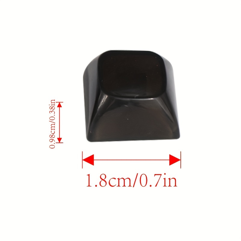 Black Transparents Keycap,10 Pc Keycaps Shell Protection For Mechanical ...