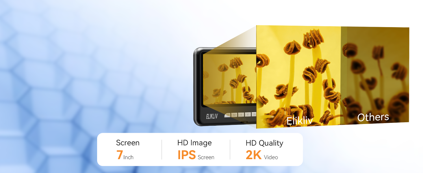 TOMLOV LCD Digital Microscope,4.3 inch FHD 1080P Portable Microscope