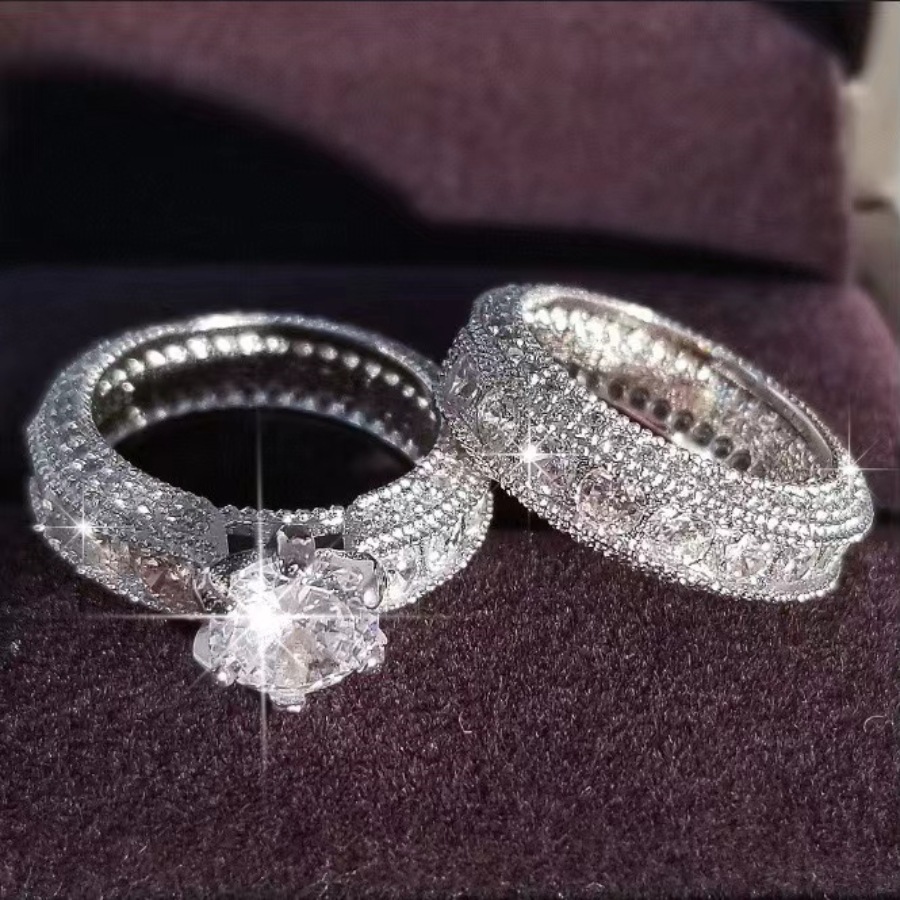 Saashi Zircon Bridal Ring Set