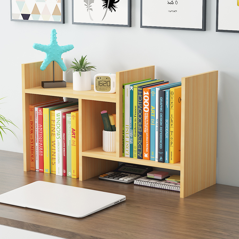 DIY Shelf Desktop Rack Book Shelf Document Organizer Desk Rack Tabletop ...