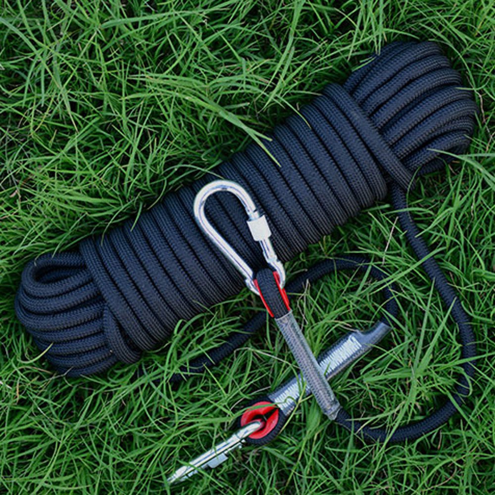 【COD】10mm Diameter Thick Safety Rope Climbing Rappelling Rescue Escape ...