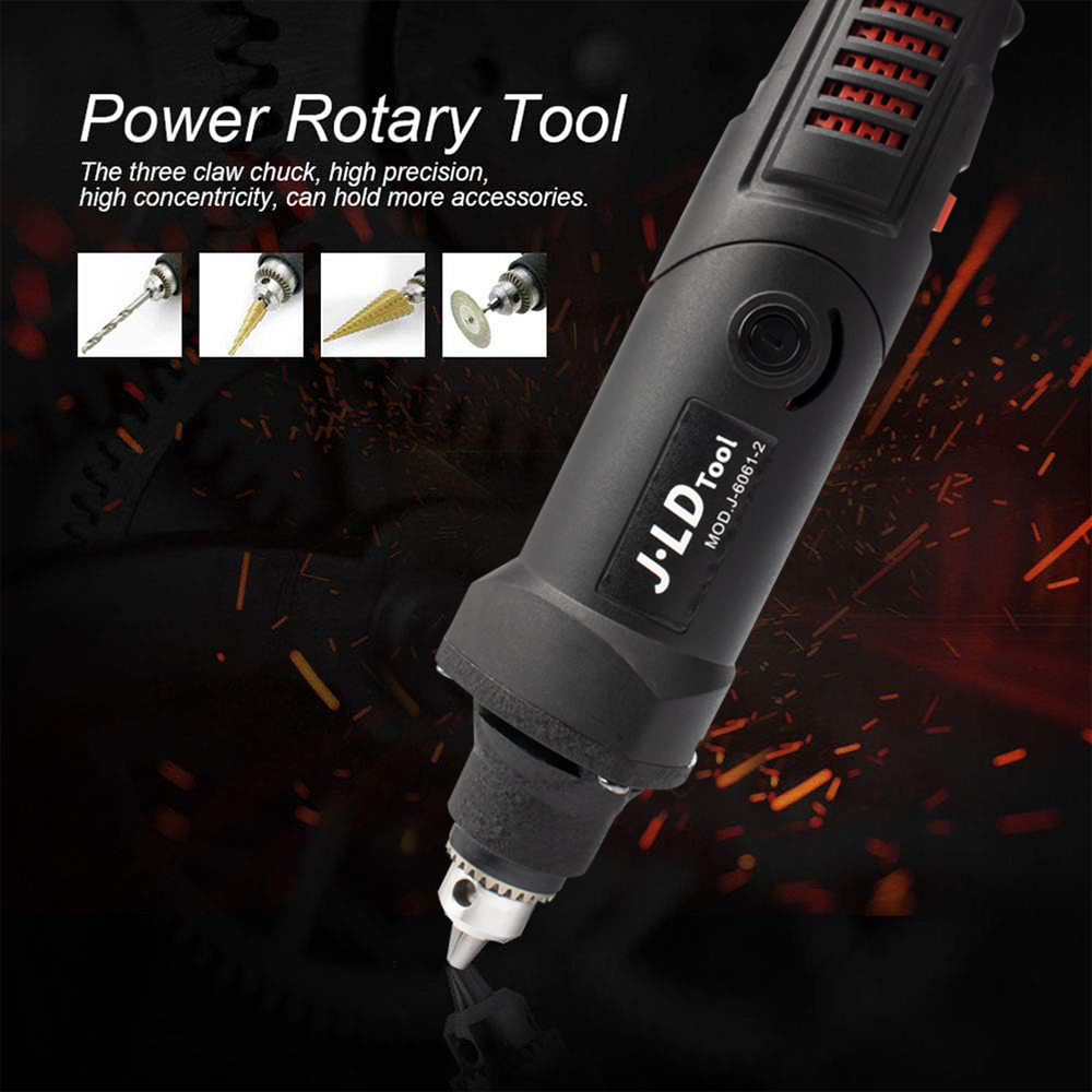 JLD Mini Grinder Drill Set 190W Power ToolsGrinders 6MMCHUCK Rotary ...